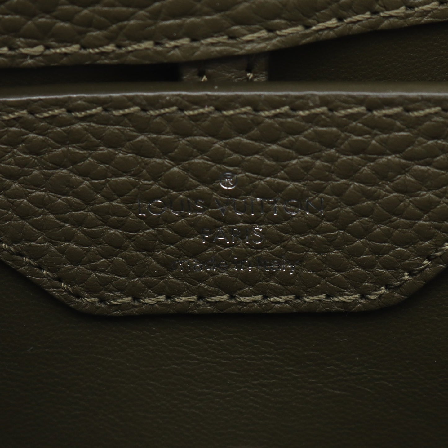 カプシーヌBB カーキ ハンドバッグ トリヨンレザー カーキグリーン 2WAY ルイヴィトン バッグ LOUIS VUITTON