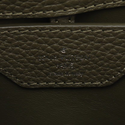 カプシーヌBB カーキ ハンドバッグ トリヨンレザー カーキグリーン 2WAY ルイヴィトン バッグ LOUIS VUITTON