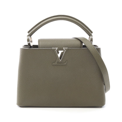 カプシーヌBB カーキ ハンドバッグ トリヨンレザー カーキグリーン 2WAY ルイヴィトン バッグ LOUIS VUITTON