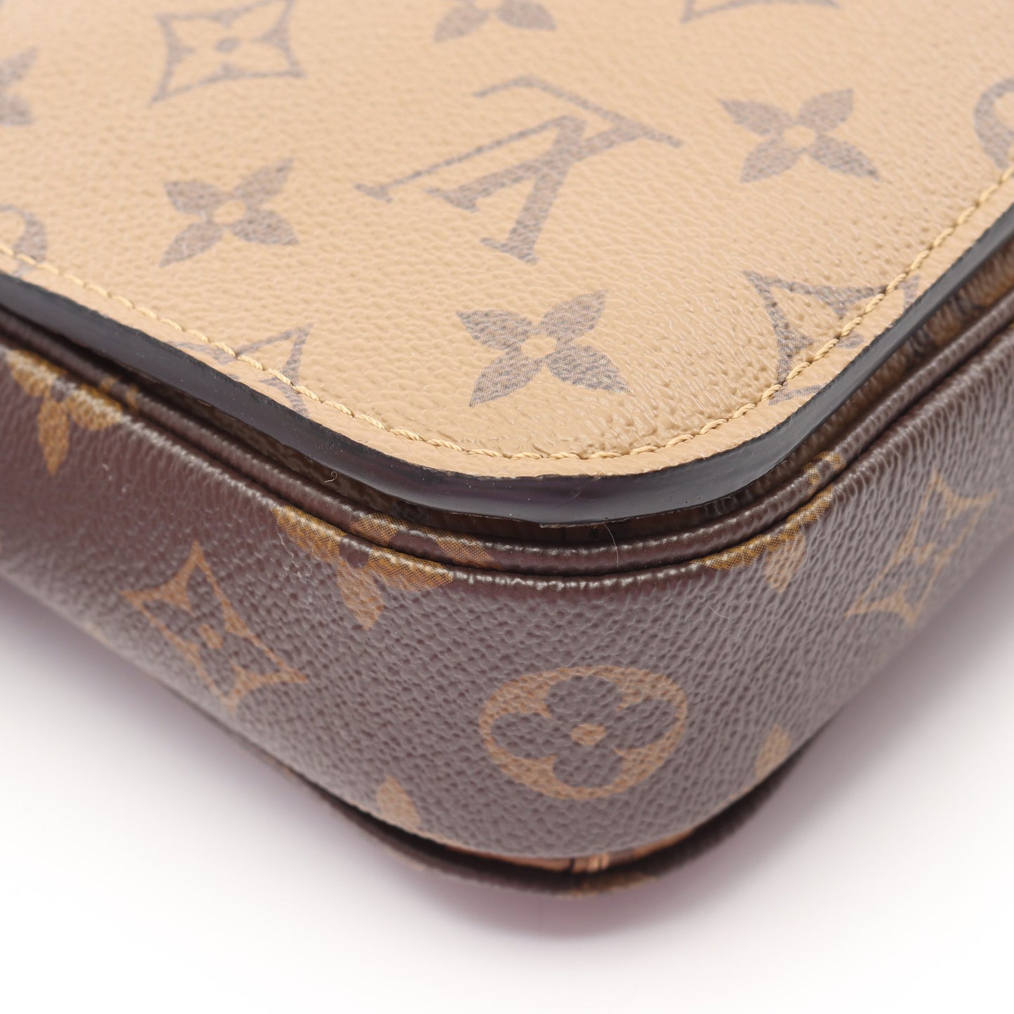 ポシェット メティス MM モノグラムリバース ハンドバッグ PVC レザー ブラウン ブラック 2WAY ルイヴィトン バッグ LOUIS VUITTON