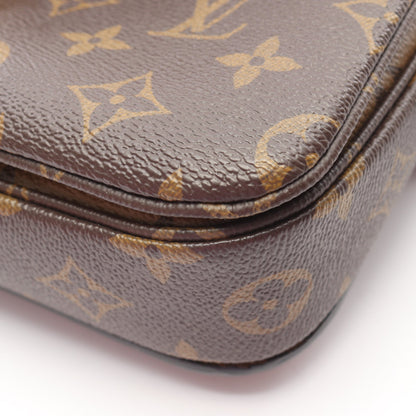 ポシェット メティス MM モノグラムリバース ハンドバッグ PVC レザー ブラウン ブラック 2WAY ルイヴィトン バッグ LOUIS VUITTON