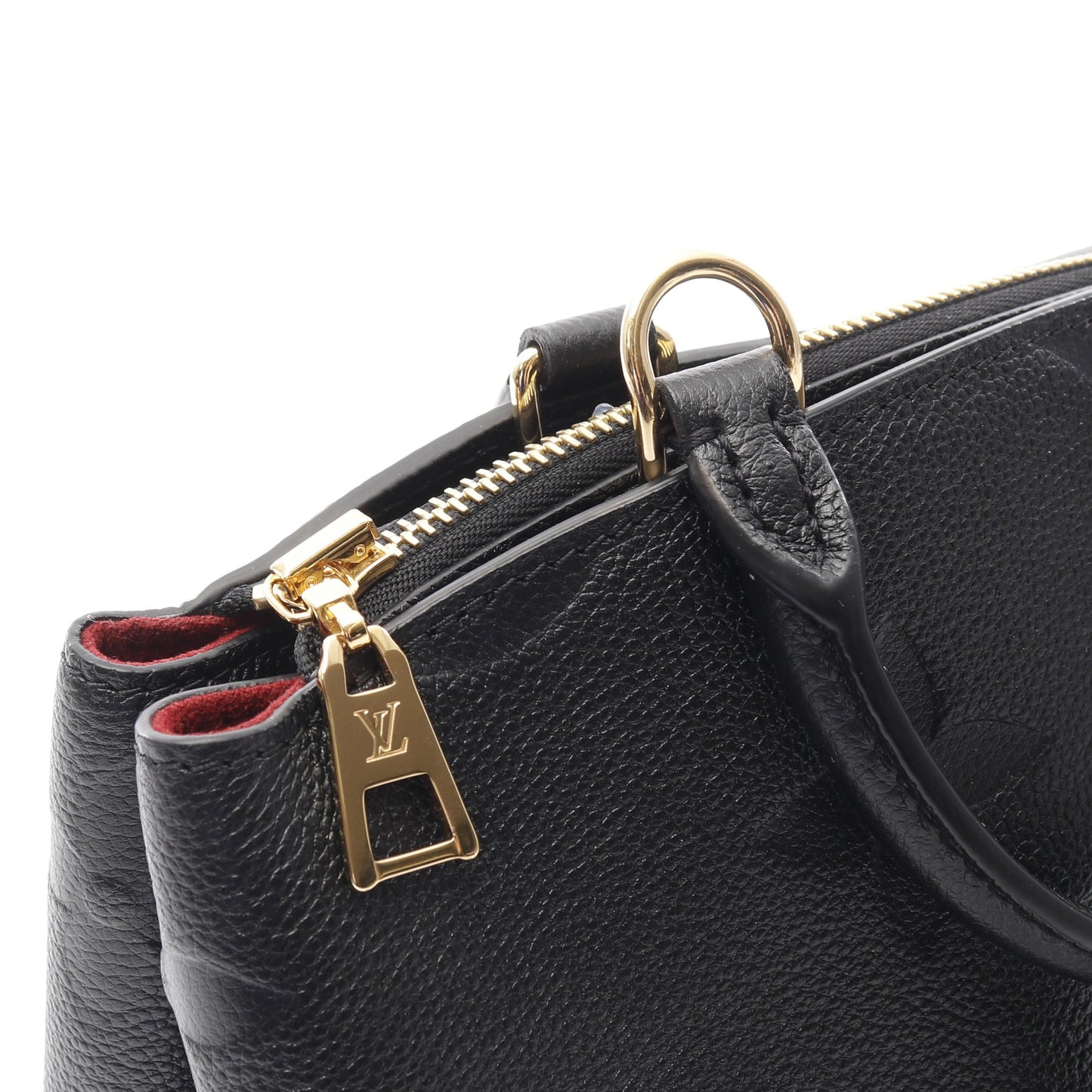 プティ パレPM モノグラムアンプラント ハンドバッグ レザー ブラック 2WAY ルイヴィトン バッグ LOUIS VUITTON