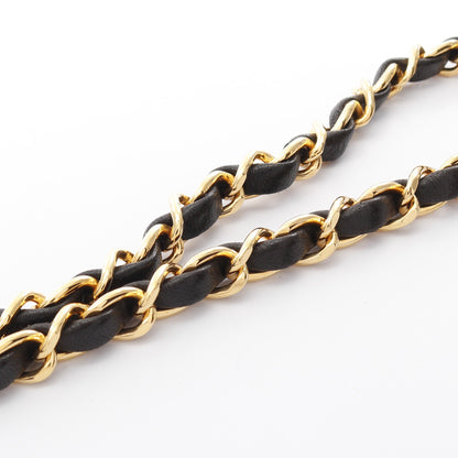 ミニマトラッセ フルフラップ チェーンショルダーバッグ ラムスキン ブラック ゴールド金具 シャネル バッグ CHANEL