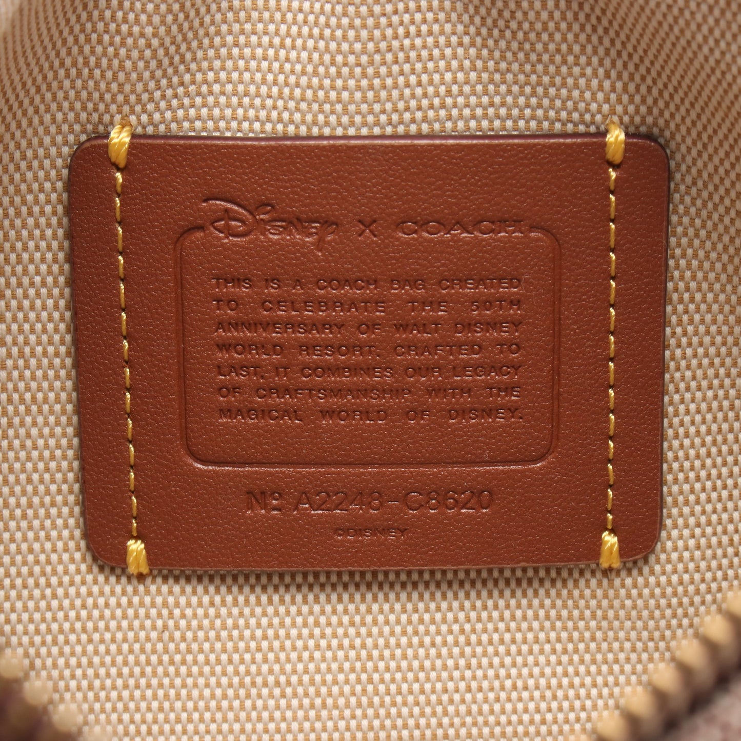 DISNEY × COACH スウィンガーバッグ シグネチャー ミッキーマウス  