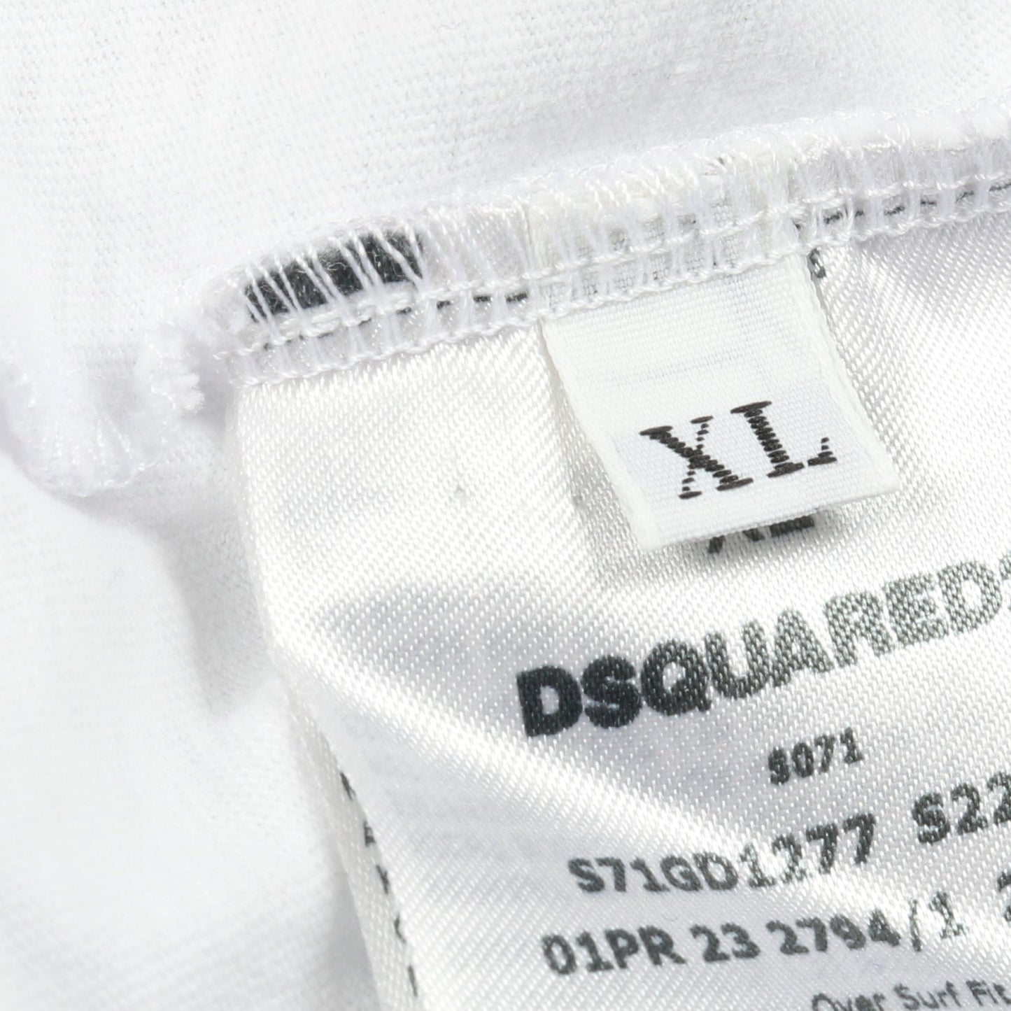 ロゴプリント 長袖Tシャツ コットン ホワイト ブラック ディースクエアード トップス DSQUARED2