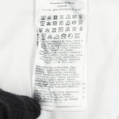 ロゴプリント 長袖Tシャツ コットン ホワイト ブラック ディースクエアード トップス DSQUARED2