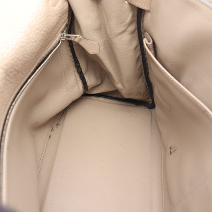 ケリー35 ハンドバッグ トゴ グレーベージュ シルバー金具 内縫い 2WAY □F刻印 エルメス バッグ HERMES