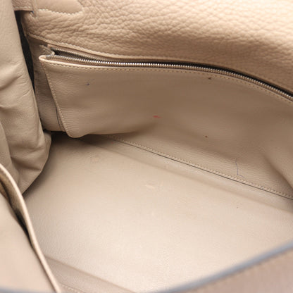 ケリー35 ハンドバッグ トゴ グレーベージュ シルバー金具 内縫い 2WAY □F刻印 エルメス バッグ HERMES