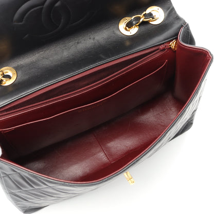 デカマトラッセ34 Wチェーンショルダーバッグ ラムスキン ブラック ゴールド金具 シャネル バッグ CHANEL