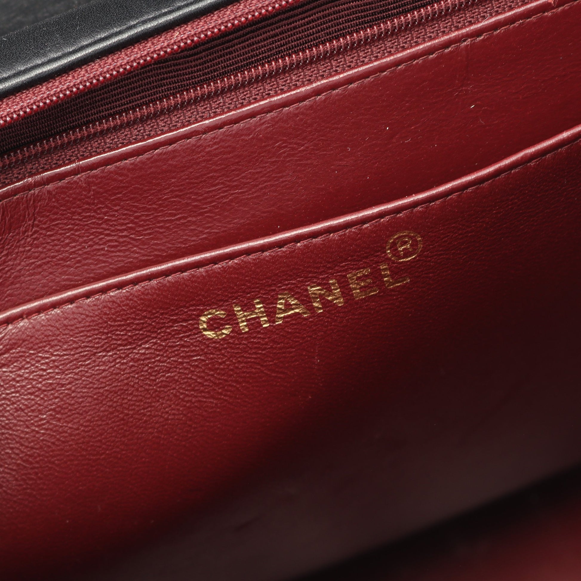 デカマトラッセ34 Wチェーンショルダーバッグ ラムスキン ブラック ゴールド金具 シャネル バッグ CHANEL