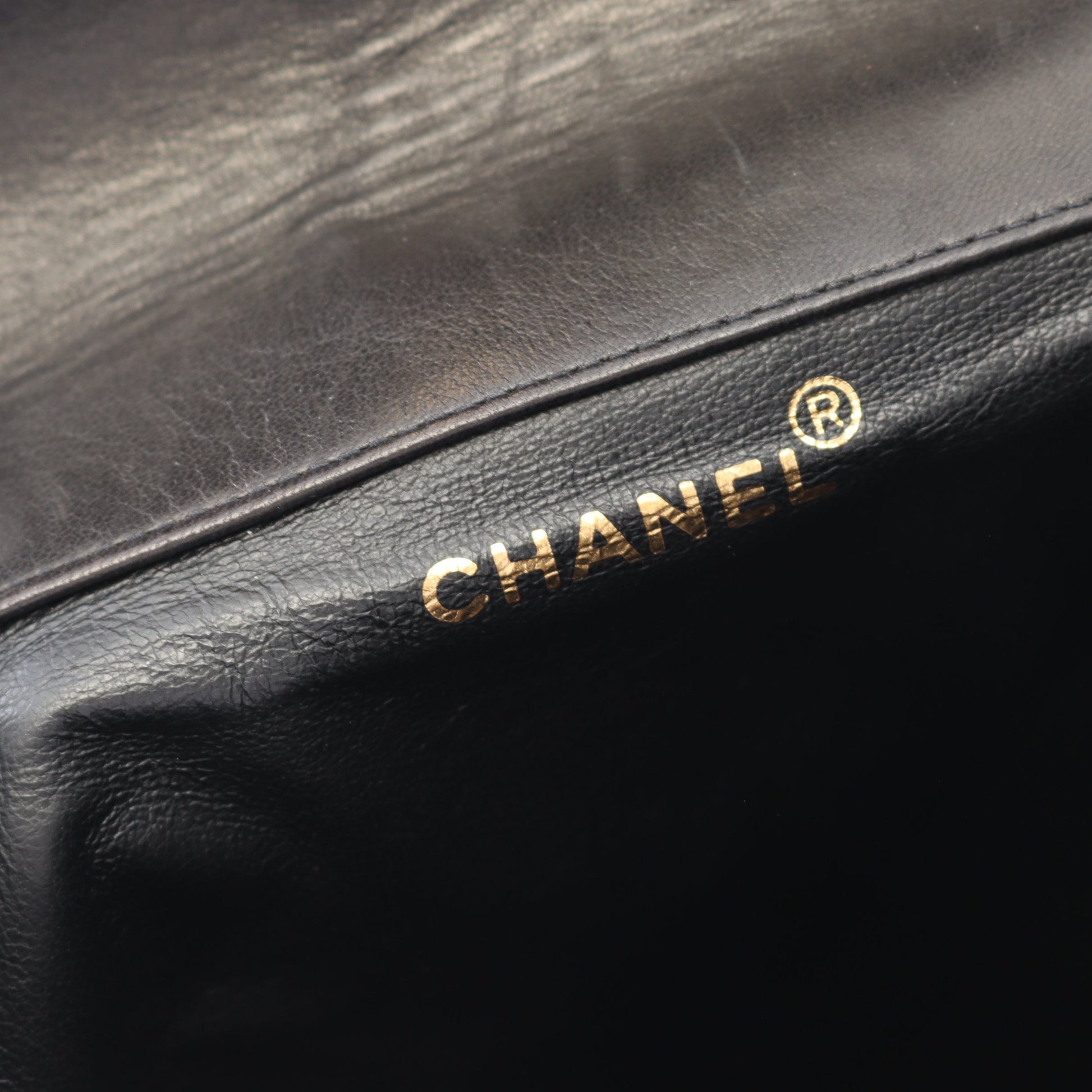 マトラッセ バックパック リュックサック ラムスキン ブラック ゴールド金具 シャネル バッグ CHANEL