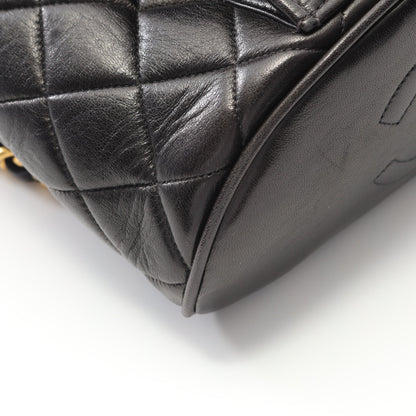 マトラッセ バックパック リュックサック ラムスキン ブラック ゴールド金具 シャネル バッグ CHANEL