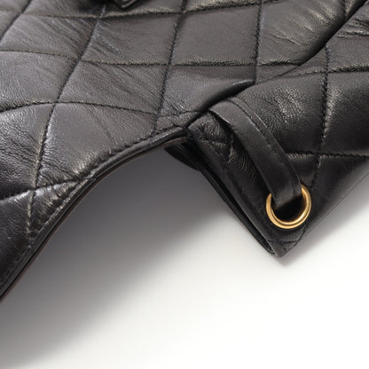 マトラッセ バックパック リュックサック ラムスキン ブラック ゴールド金具 シャネル バッグ CHANEL