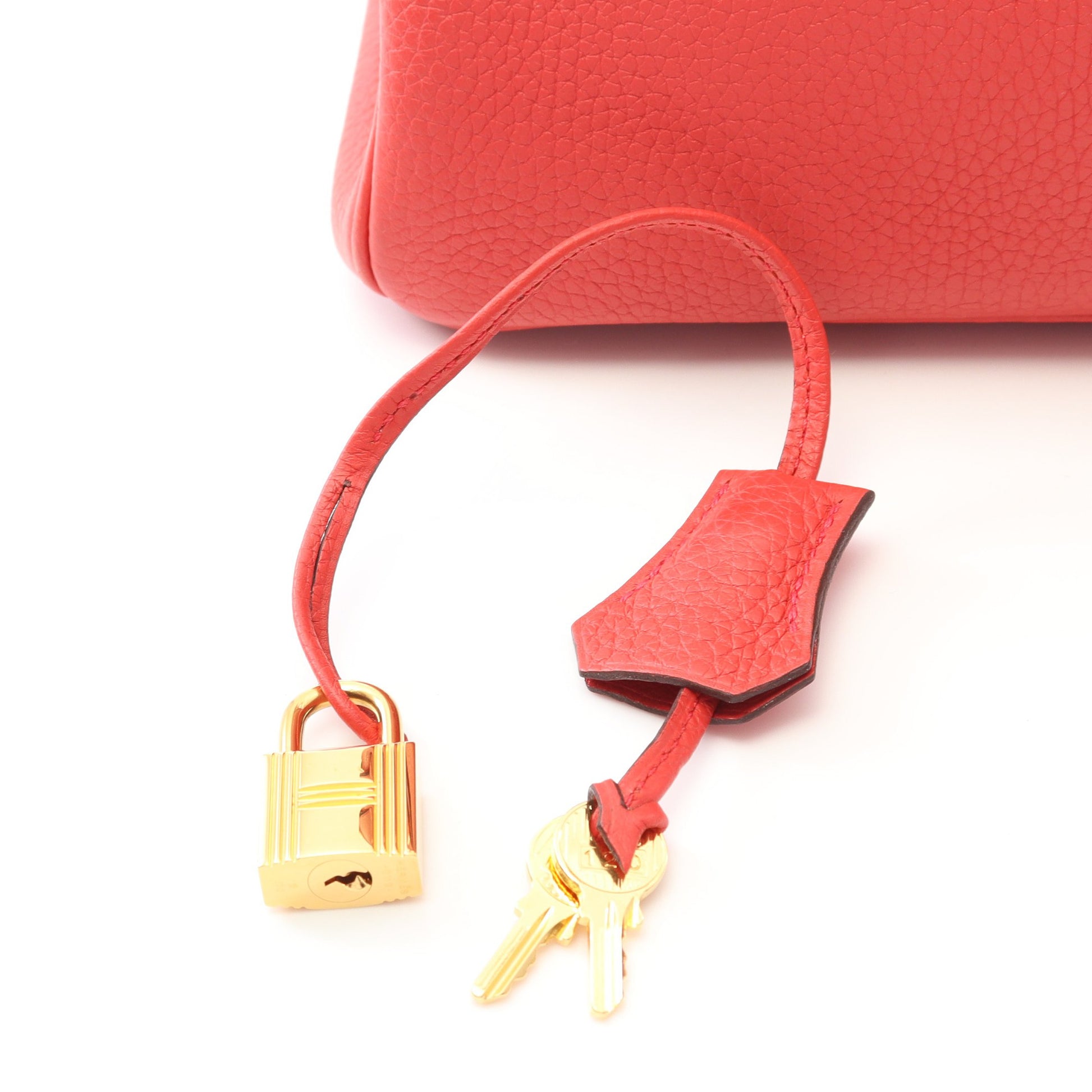 バーキン30 ルージュピヴォワンヌ ハンドバッグ トゴ ピンクレッド ゴールド金具 D刻印 エルメス バッグ HERMES