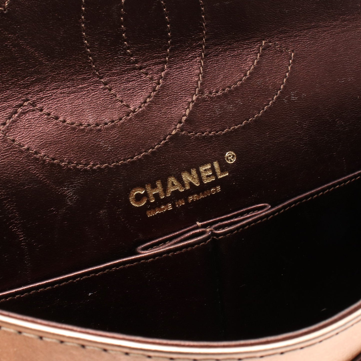 2.55 マトラッセ Wチェーンショルダーバッグ レザー ピンク ピンクゴールド金具 メタリック シャネル バッグ CHANEL