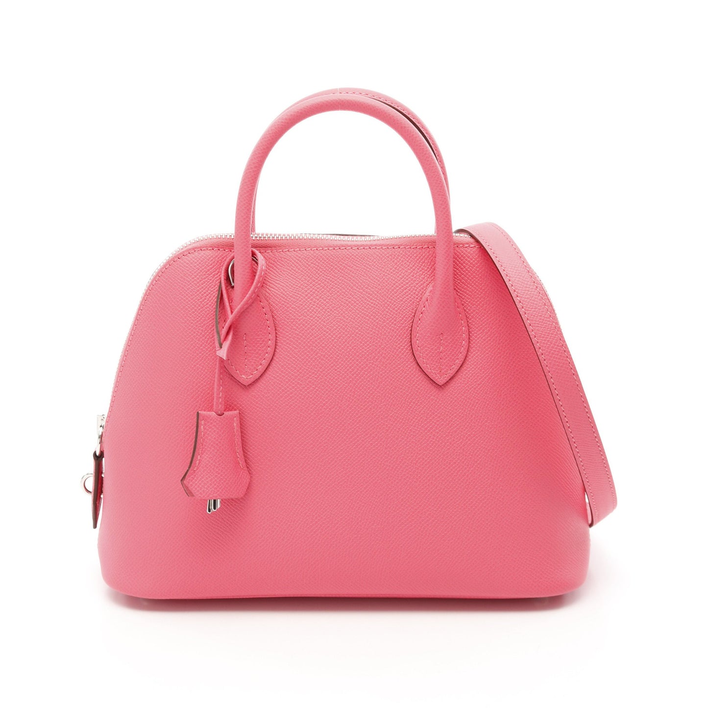 ボリード1923 25 ローズアザレ ハンドバッグ ヴォーエプソン ピンク シルバー金具 2WAY W刻印 エルメス バッグ HERMES