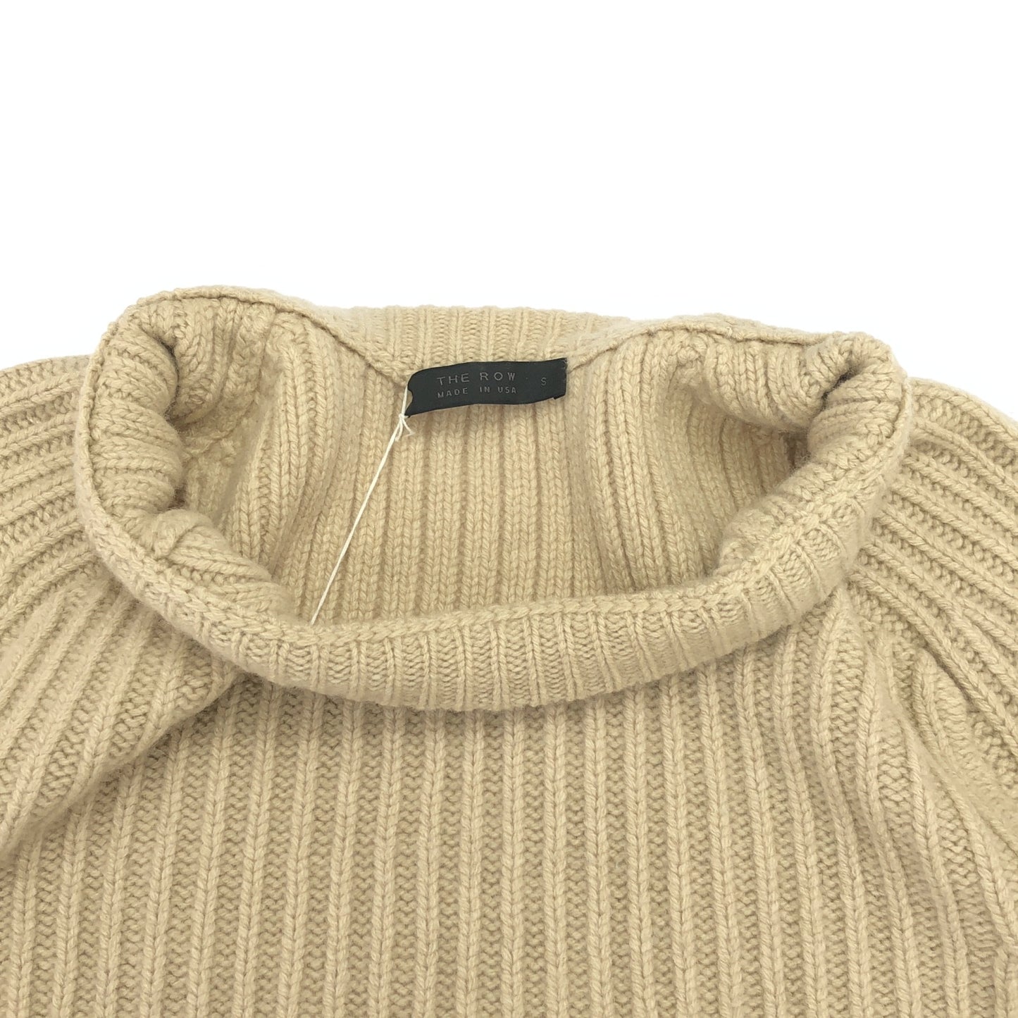ウール カシミヤ ニット ベージュ ニット ウール ベージュ ザロウ トップス THE ROW