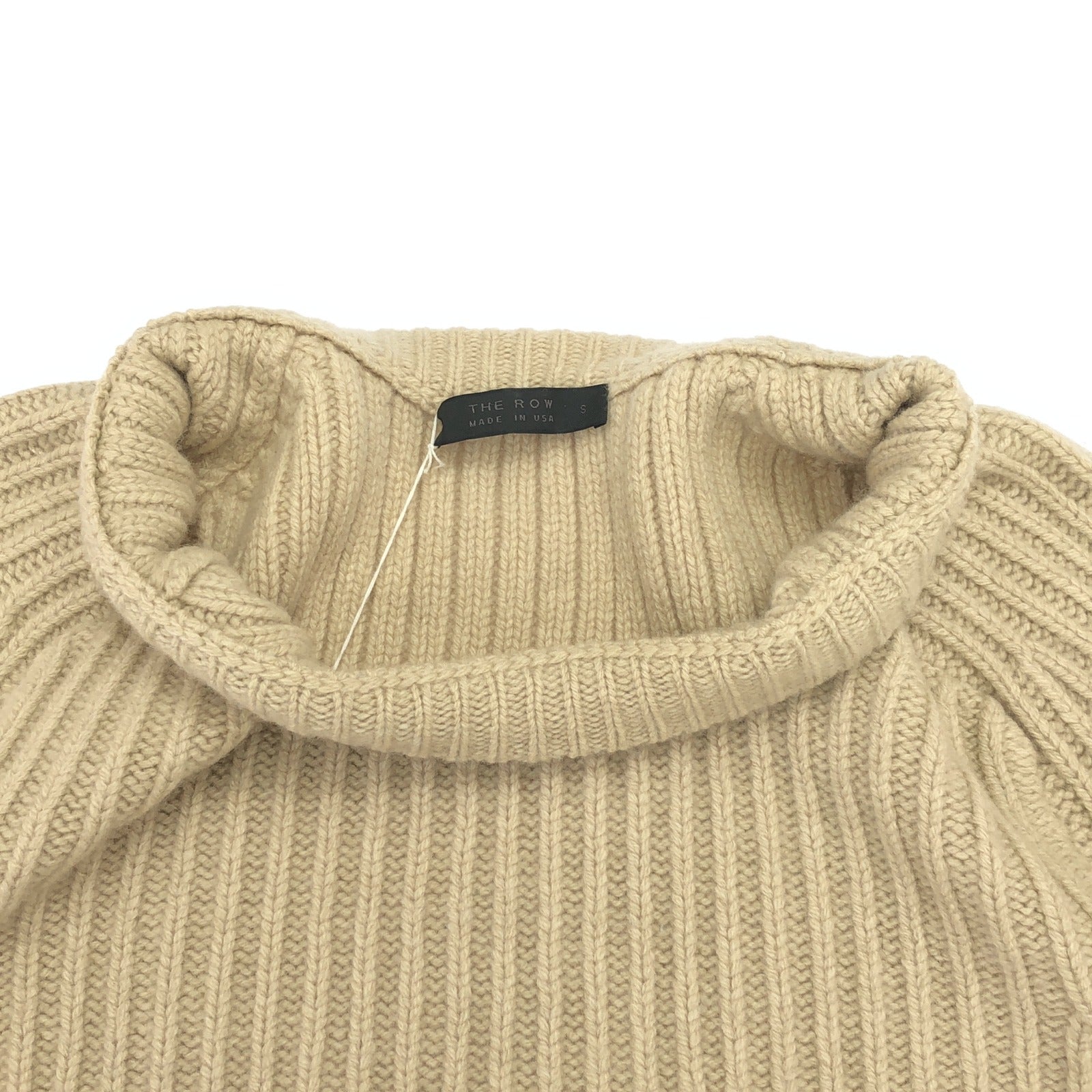 ウール カシミヤ ニット ベージュ ニット ウール ベージュ ザロウ トップス THE ROW