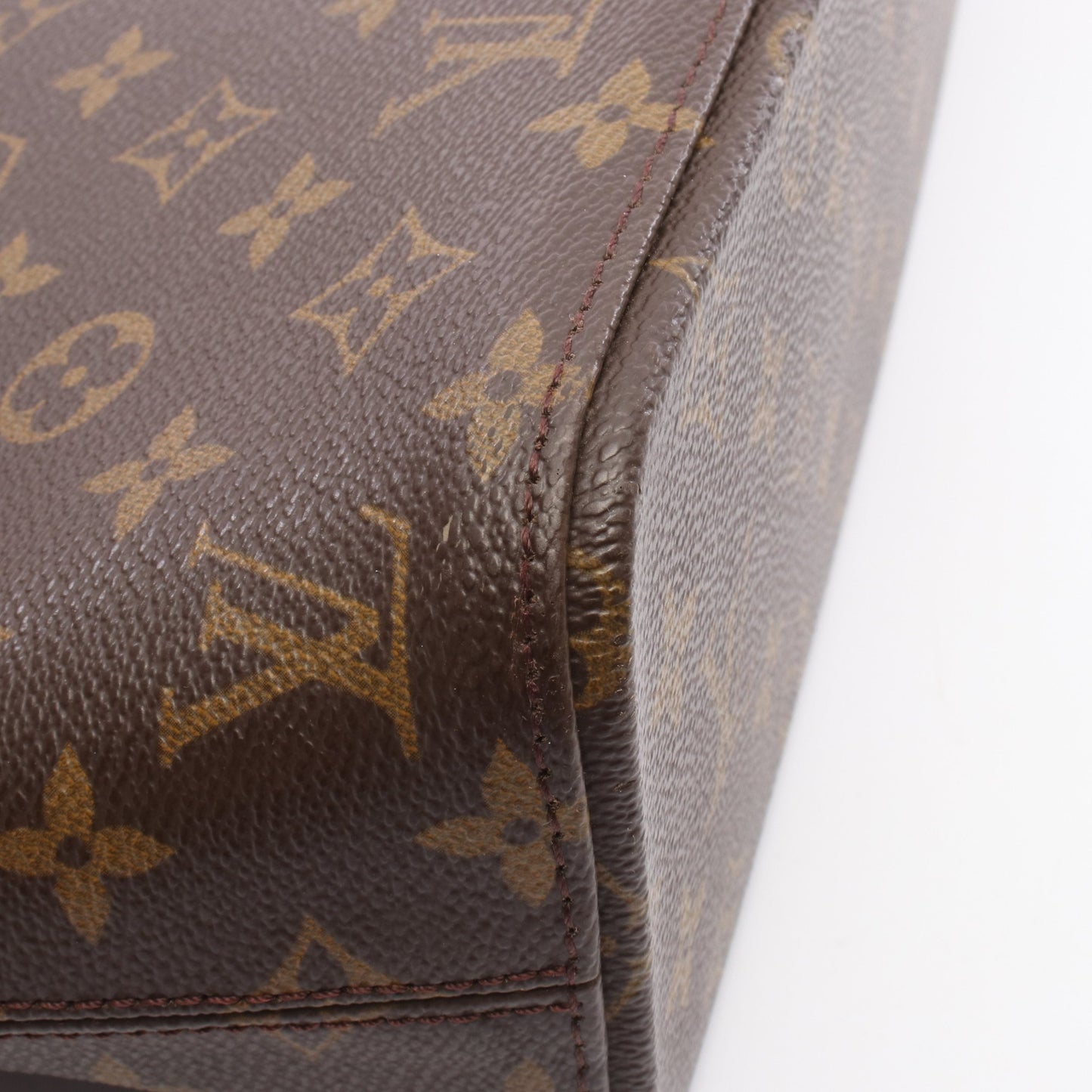ルコ モノグラム ショルダーバッグ トートバッグ PVC レザー ブラウン ルイヴィトン バッグ LOUIS VUITTON