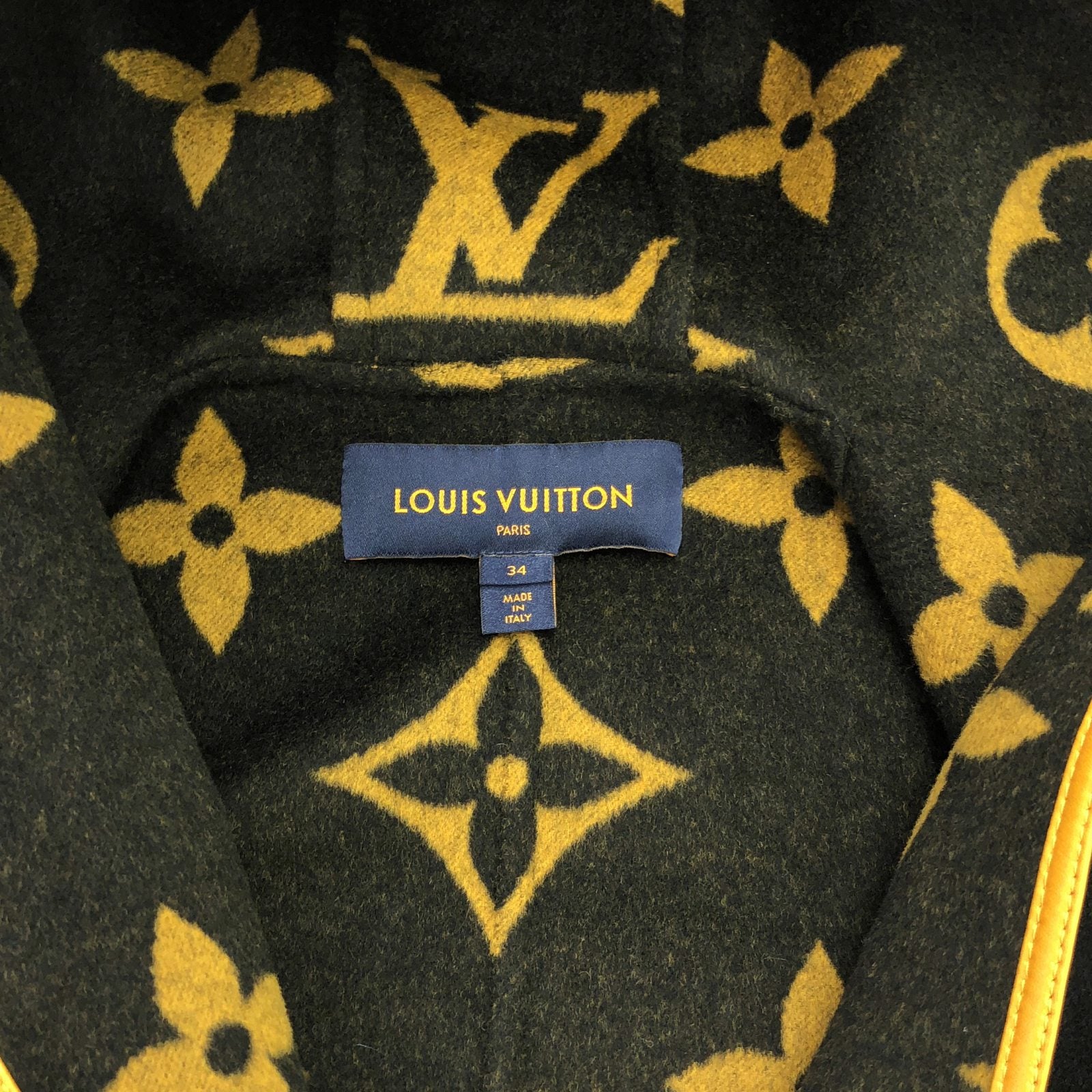 コート コート ウール ブラック ルイヴィトン アウター LOUIS VUITTON