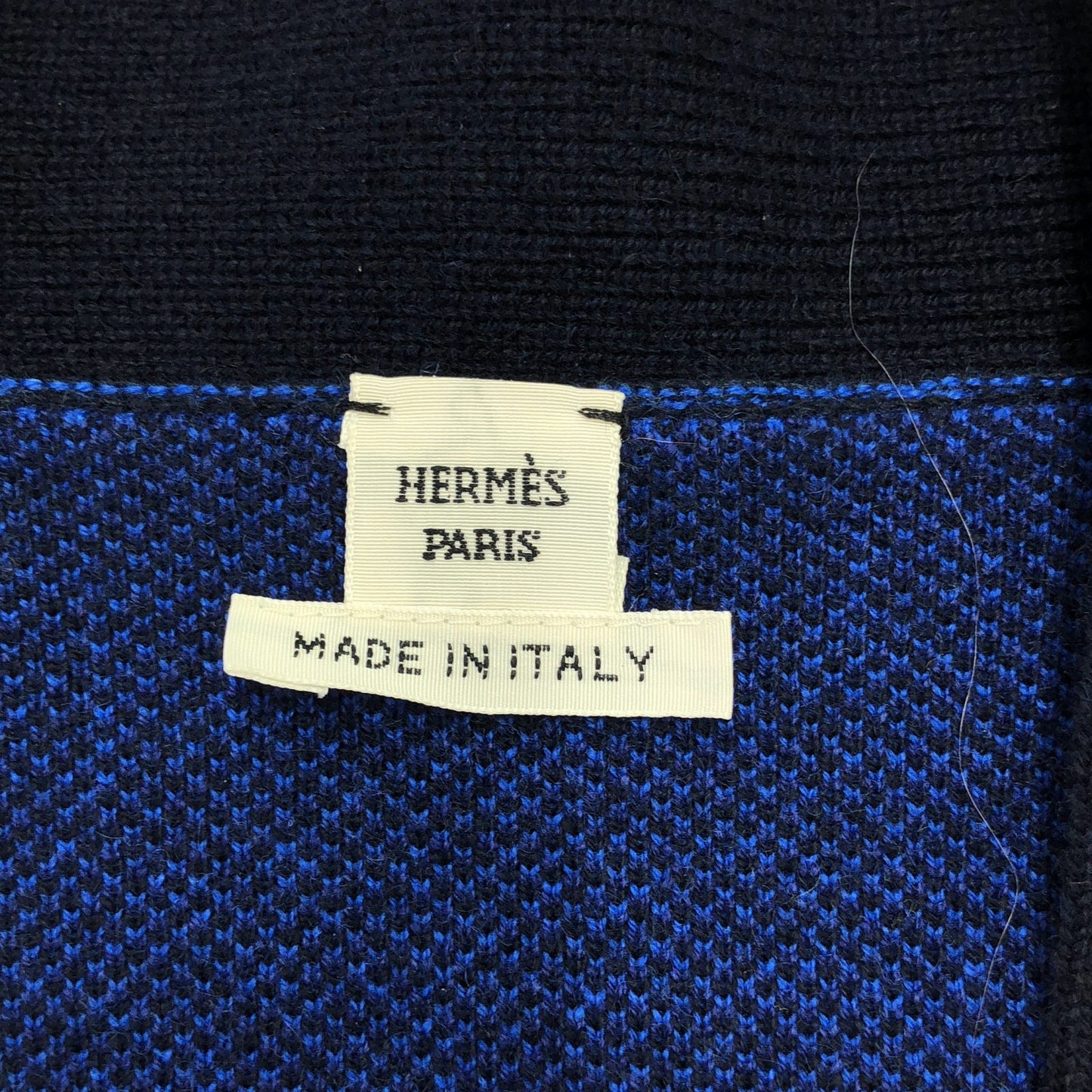 カーディガン カーディガン カシミヤ ブルー エルメス トップス HERMES