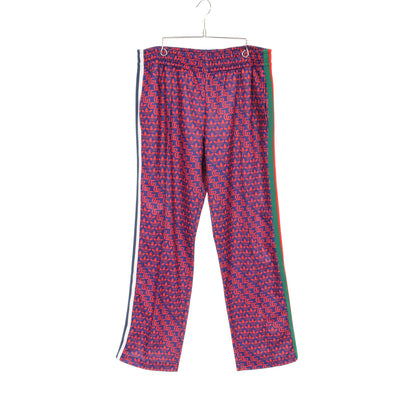 GUCCI × adidas GG パンツ コットン ネイビー レッド グリーン グッチ ボトムス GUCCI