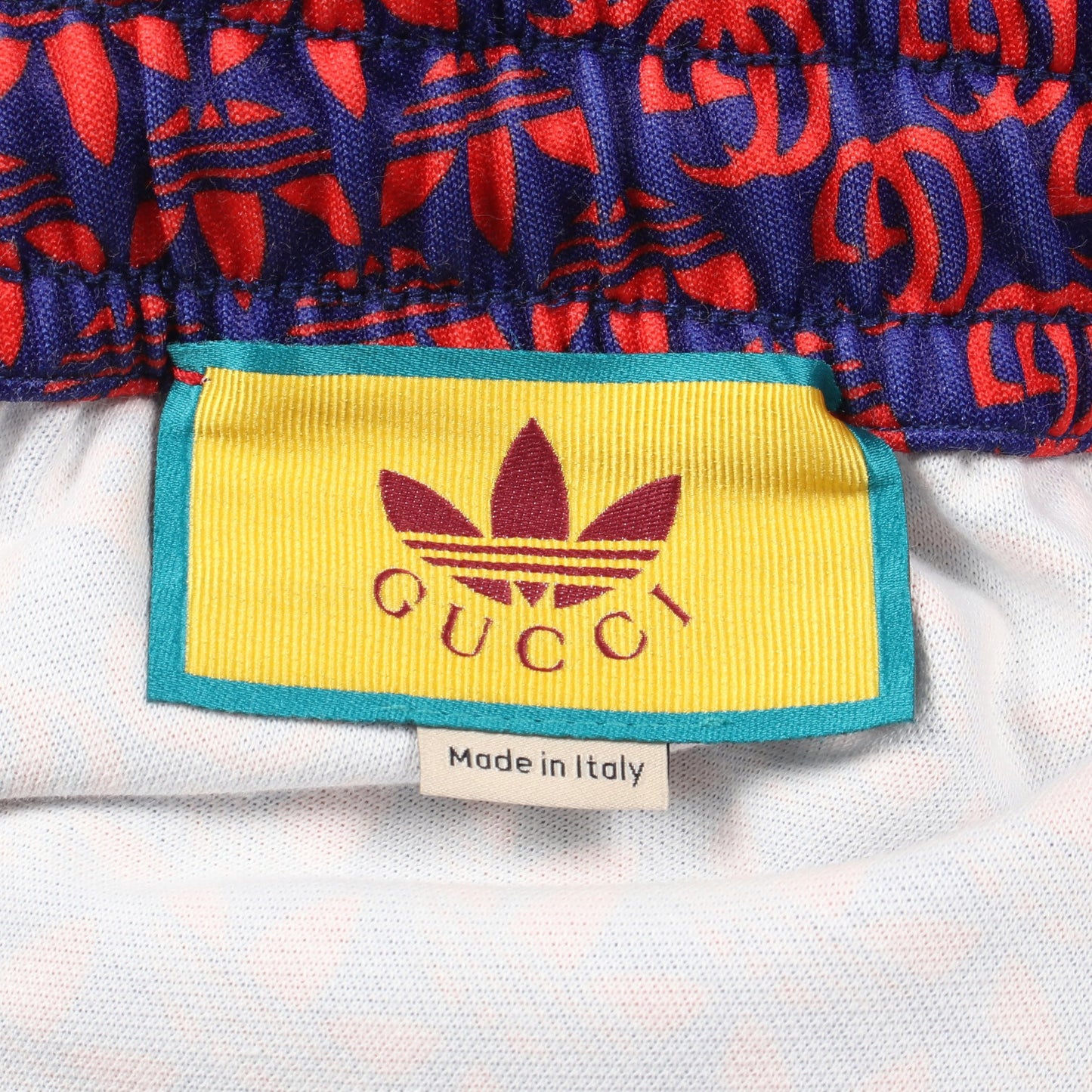 GUCCI × adidas GG パンツ コットン ネイビー レッド グリーン グッチ ボトムス GUCCI