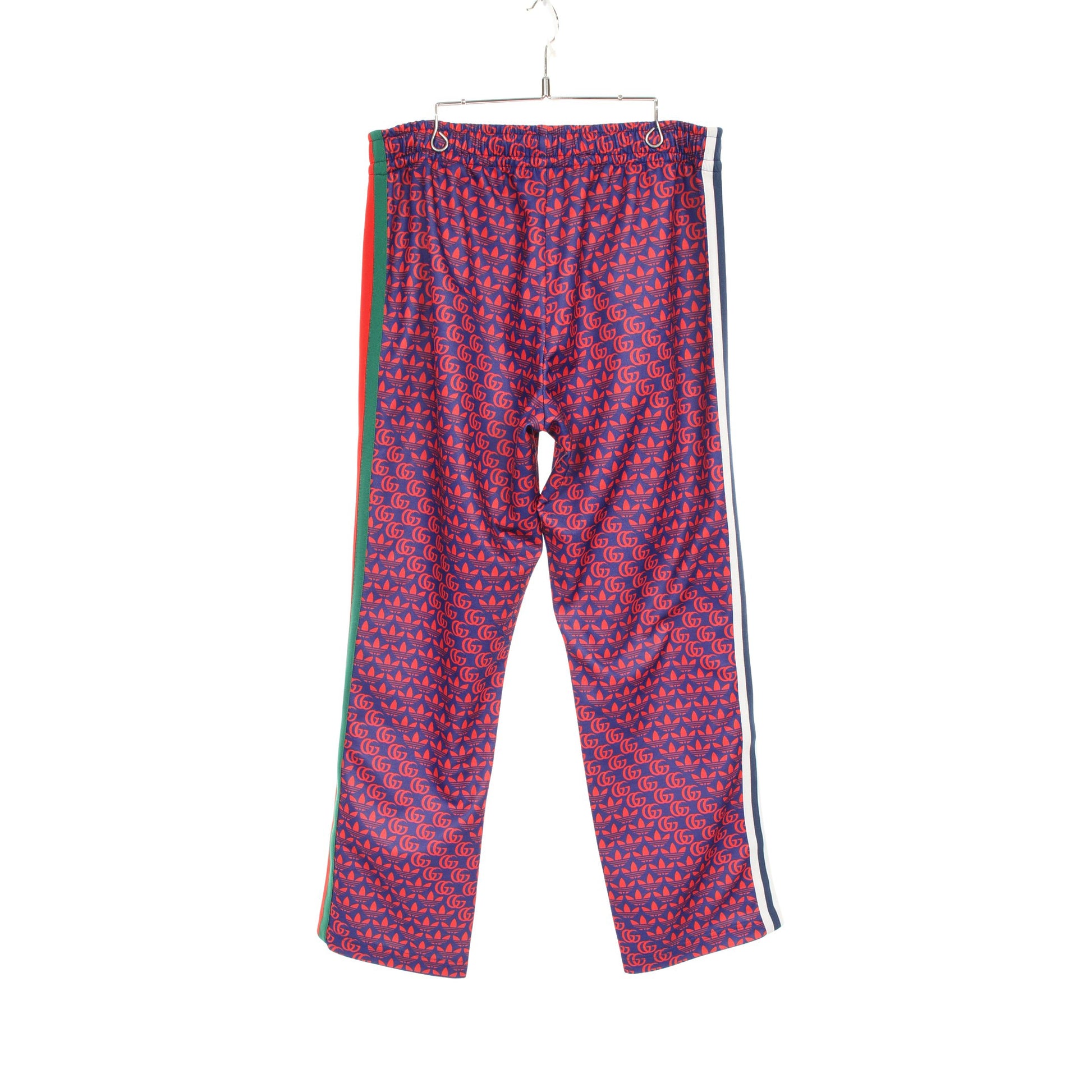GUCCI × adidas GG パンツ コットン ネイビー レッド グリーン グッチ ボトムス GUCCI