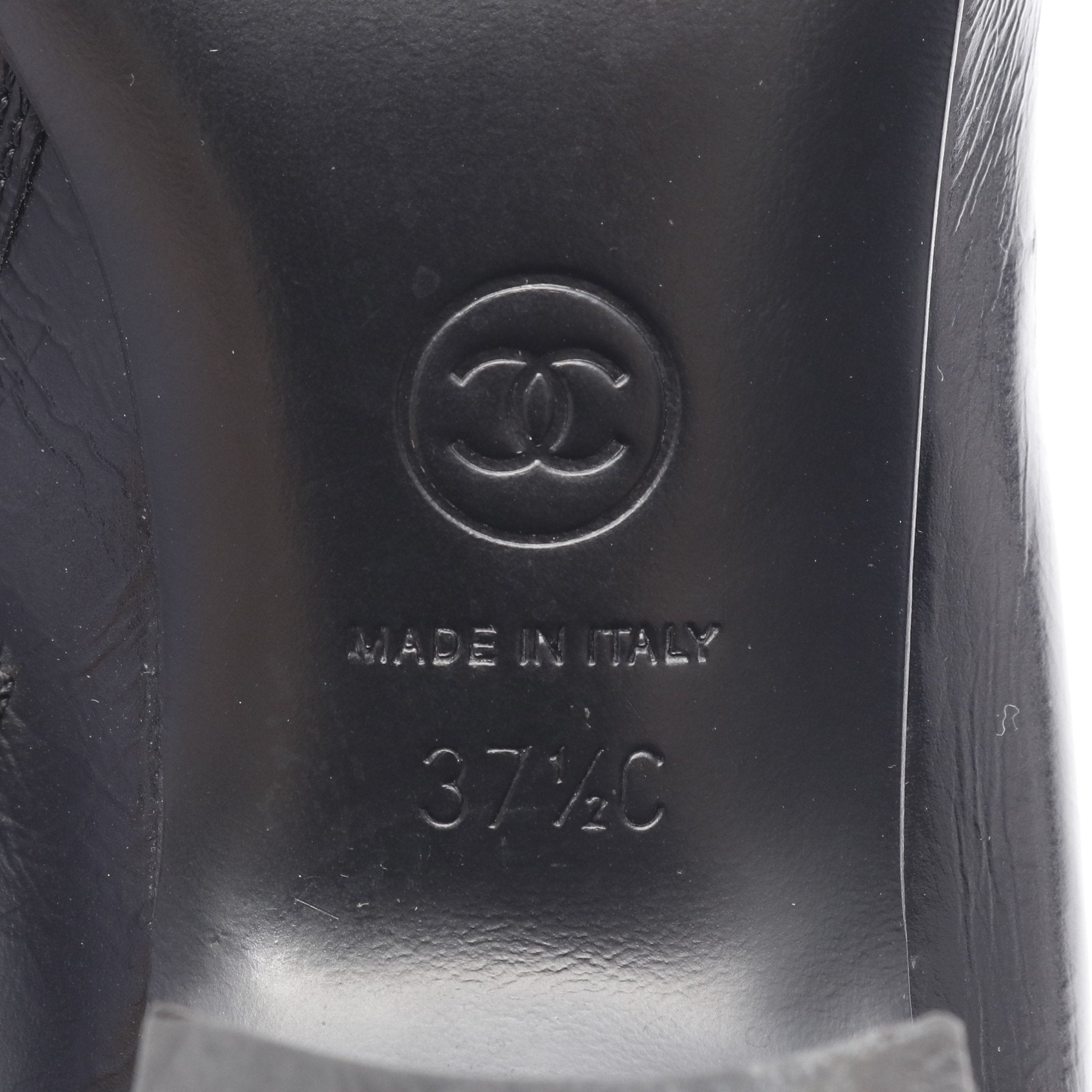 シャネル フェイクパール　ブーティ　レザー　ブラック　G33181　36 1/2 美品 ココマーク フェイクパール ブーツ レザー ブラック シャネル \u2013 RECLO