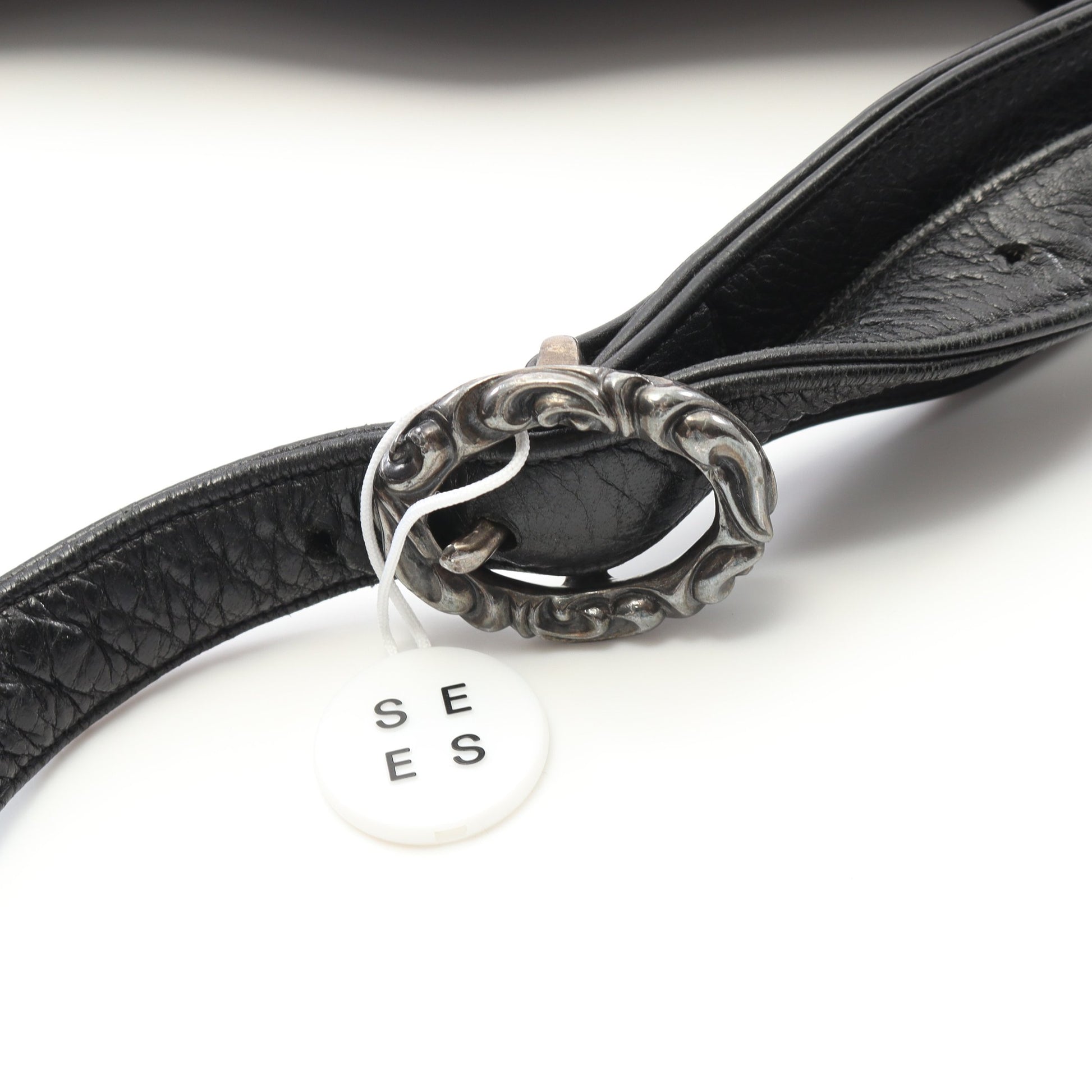 ショルダーバッグ レザー ブラック クロムハーツ バッグ Chrome Hearts