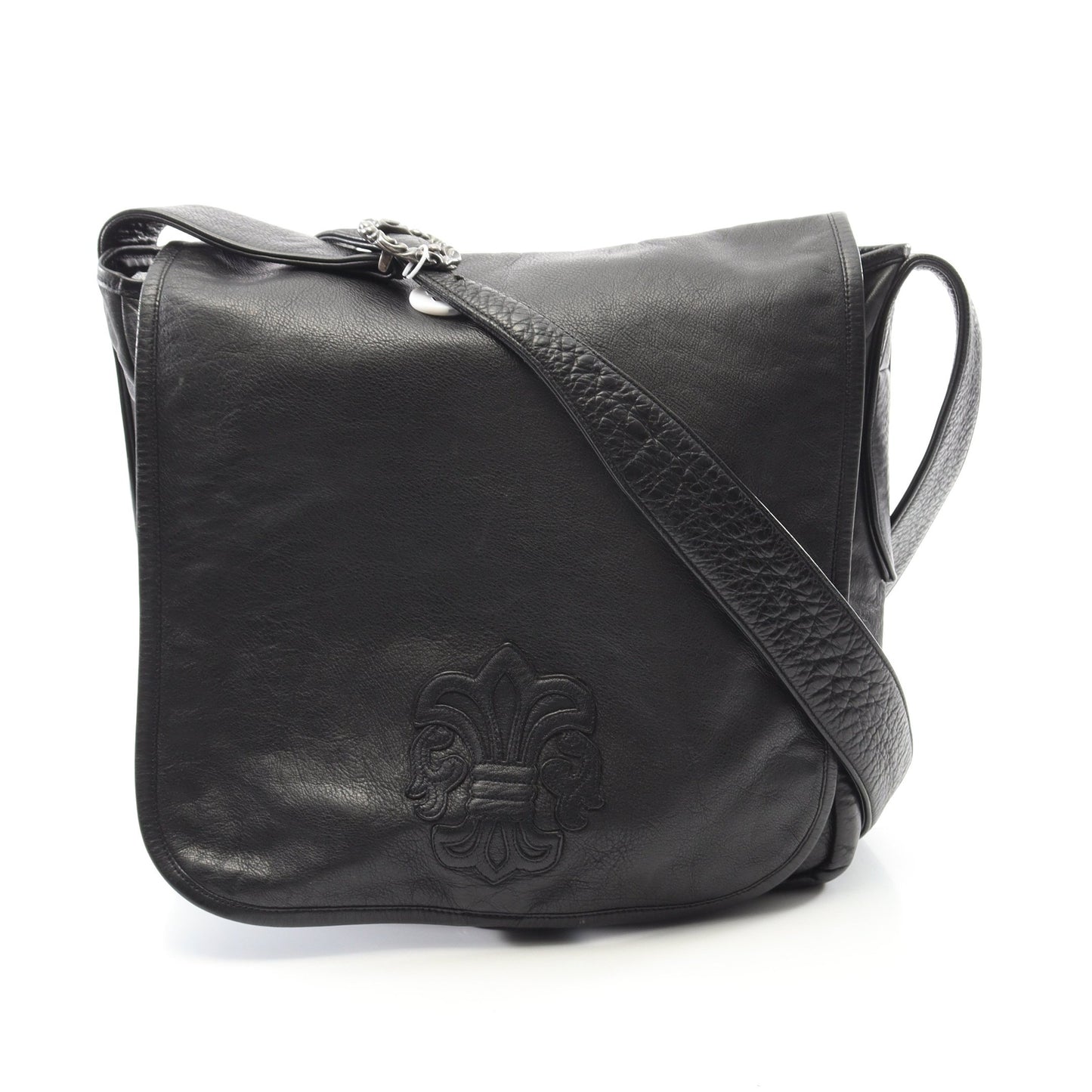 ショルダーバッグ レザー ブラック クロムハーツ バッグ Chrome Hearts