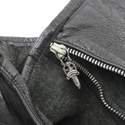 ショルダーバッグ レザー ブラック クロムハーツ バッグ Chrome Hearts