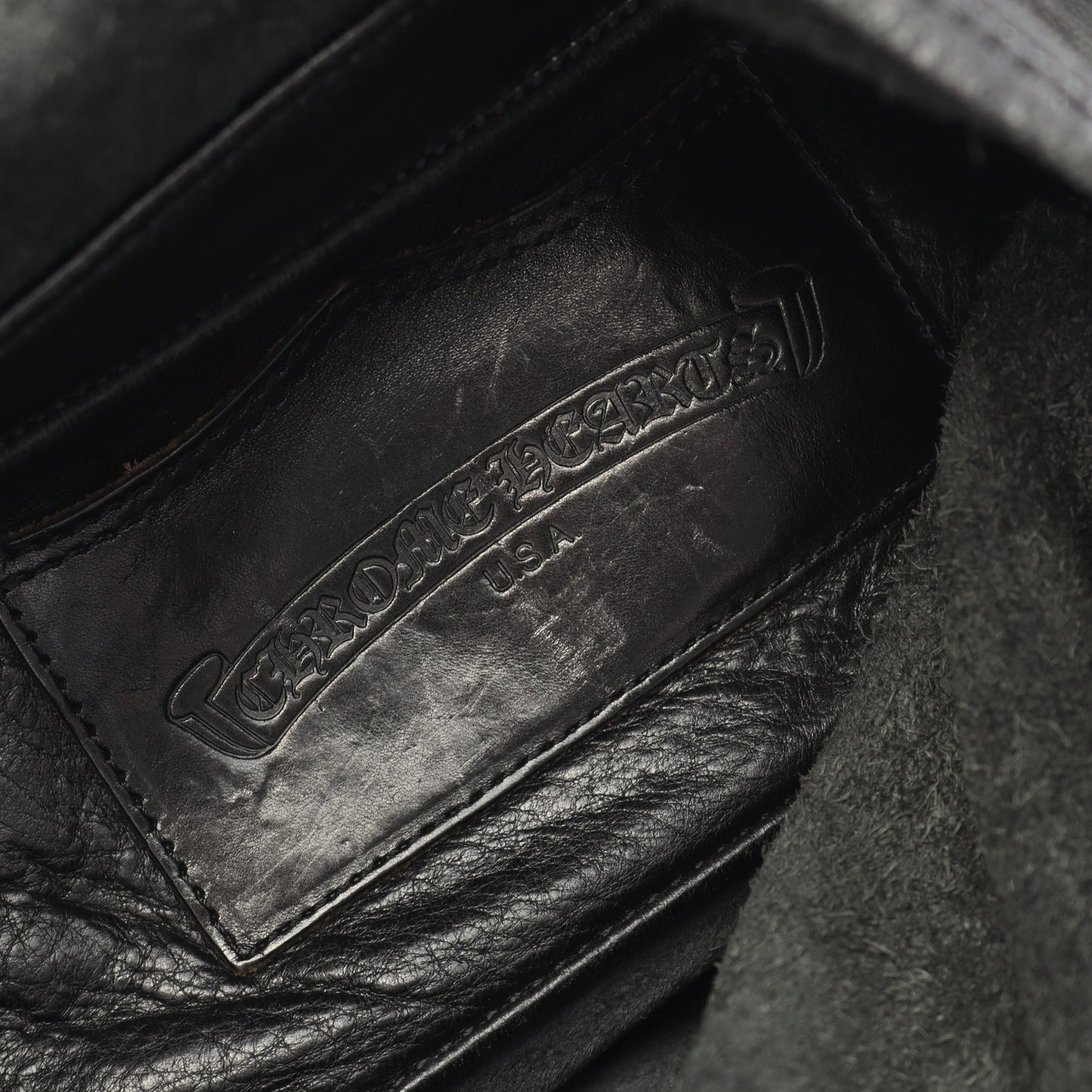 ショルダーバッグ レザー ブラック クロムハーツ バッグ Chrome Hearts