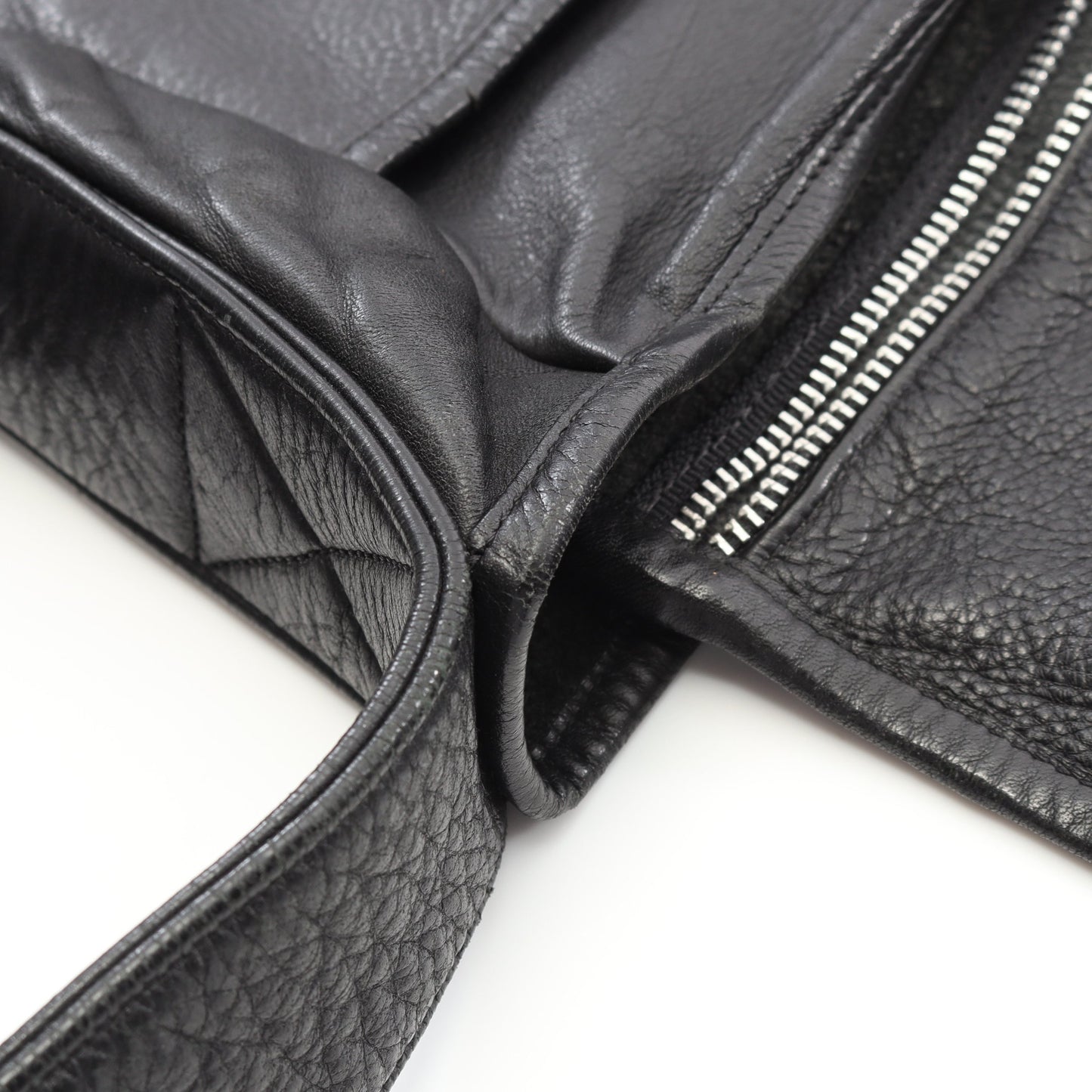 ショルダーバッグ レザー ブラック クロムハーツ バッグ Chrome Hearts