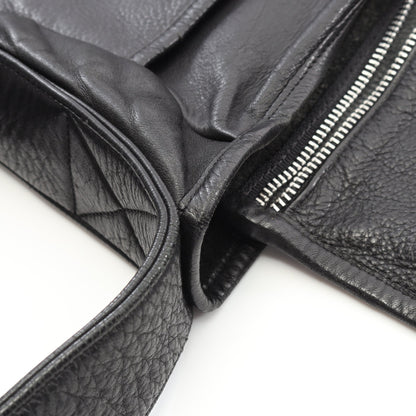 ショルダーバッグ レザー ブラック クロムハーツ バッグ Chrome Hearts