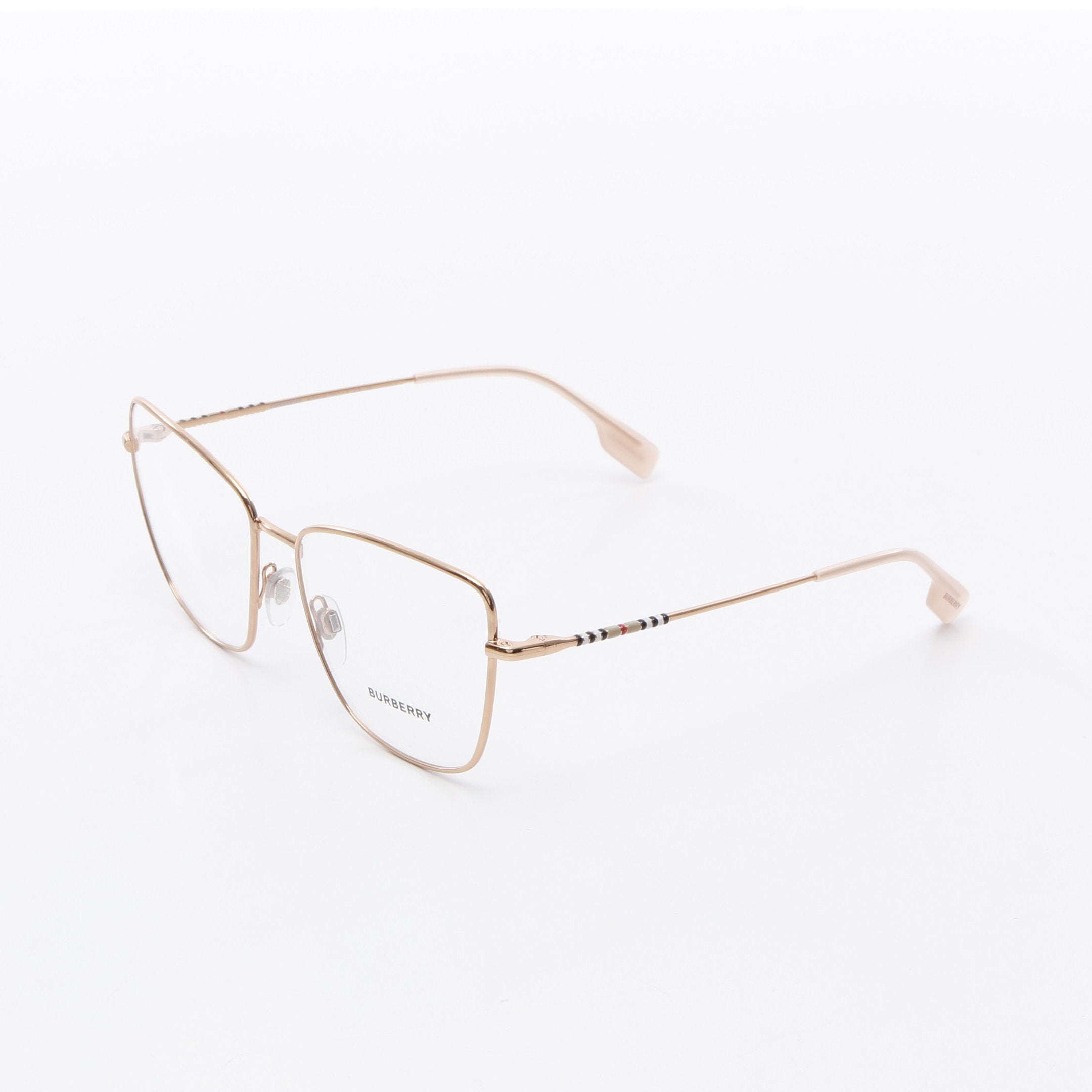 伊達 メガネ 眼鏡 ピンクゴールド バーバリー – RECLO