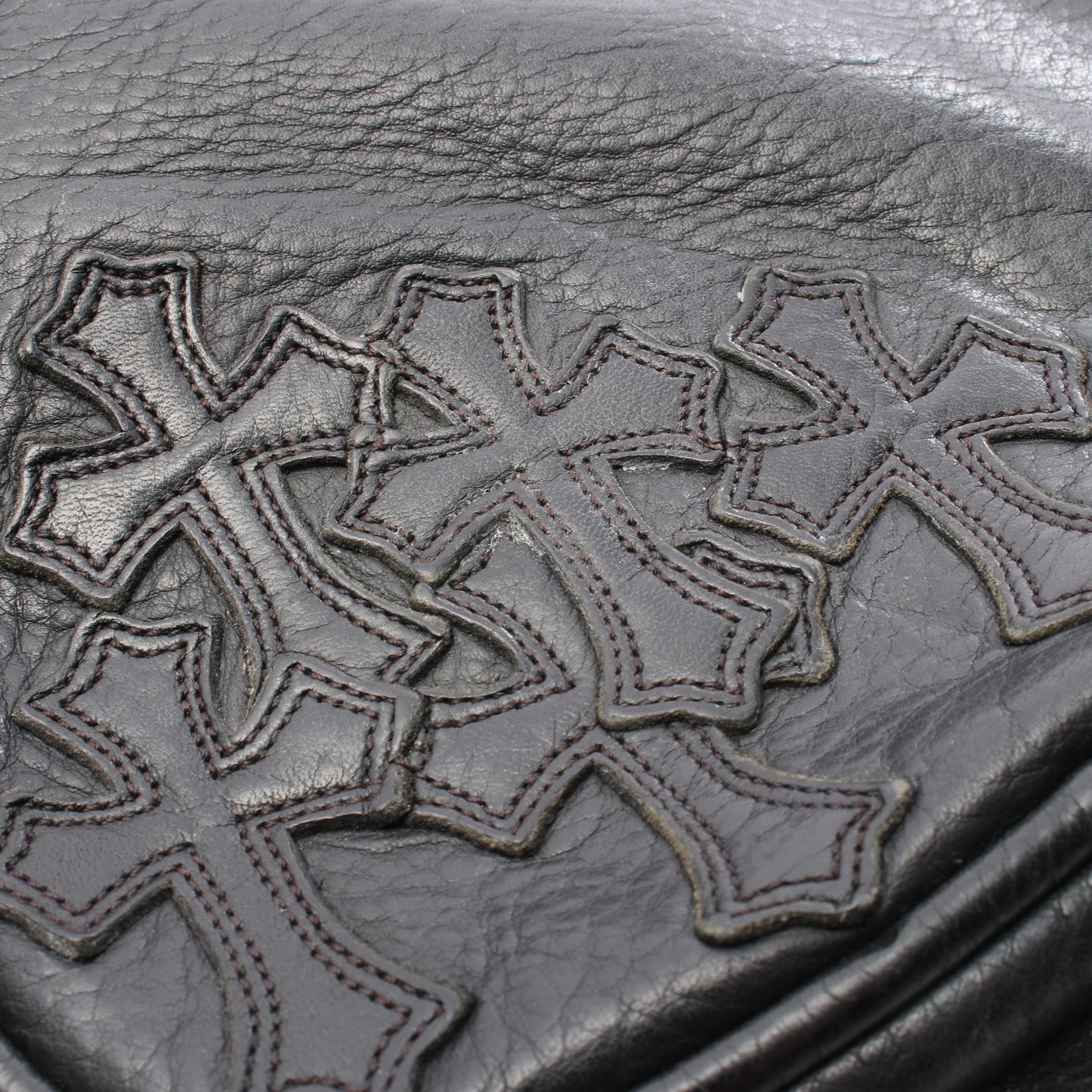 TAKA タカ ショルダーバッグ レザー ブラック クロムハーツ バッグ Chrome Hearts