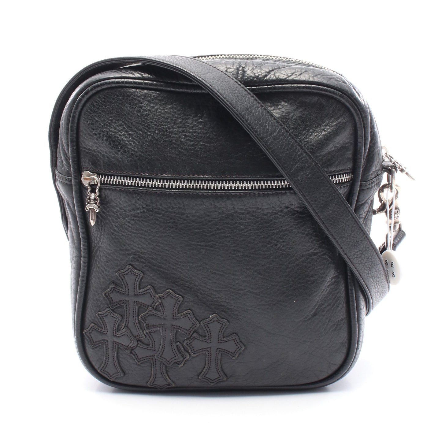 TAKA タカ ショルダーバッグ レザー ブラック クロムハーツ バッグ Chrome Hearts
