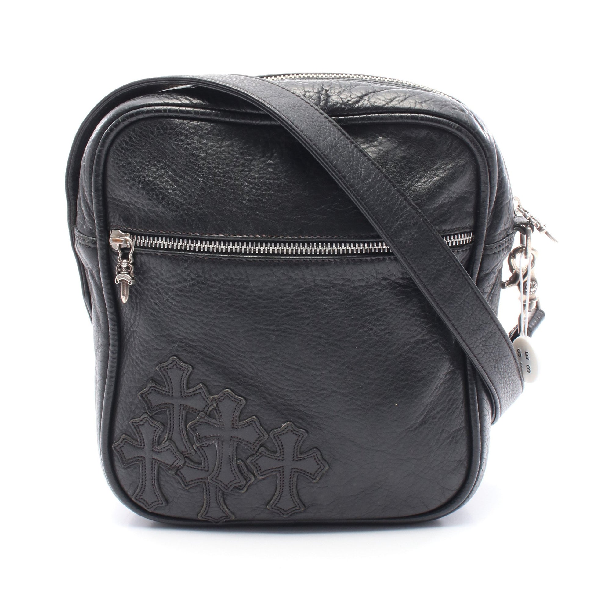 TAKA タカ ショルダーバッグ レザー ブラック クロムハーツ バッグ Chrome Hearts