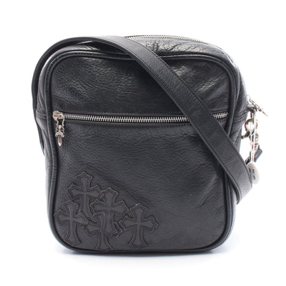 TAKA タカ ショルダーバッグ レザー ブラック クロムハーツ バッグ Chrome Hearts