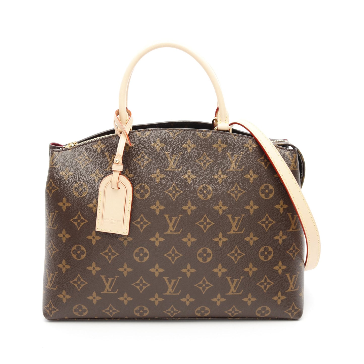 グラン パレMM モノグラム ハンドバッグ PVC レザー ブラウン 2WAY ルイヴィトン バッグ LOUIS VUITTON
