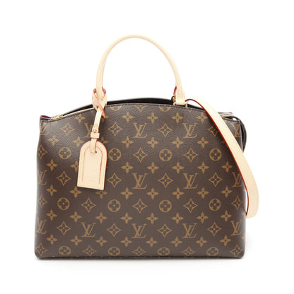 グラン パレMM モノグラム ハンドバッグ PVC レザー ブラウン 2WAY ルイヴィトン バッグ LOUIS VUITTON