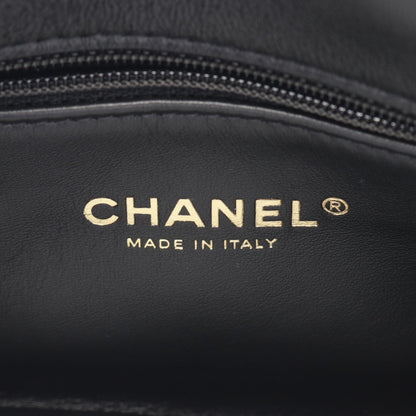 ミニマトラッセ20 チェーンショルダーバッグ レザー ブラック ゴールド金具 2WAY シャネル バッグ CHANEL