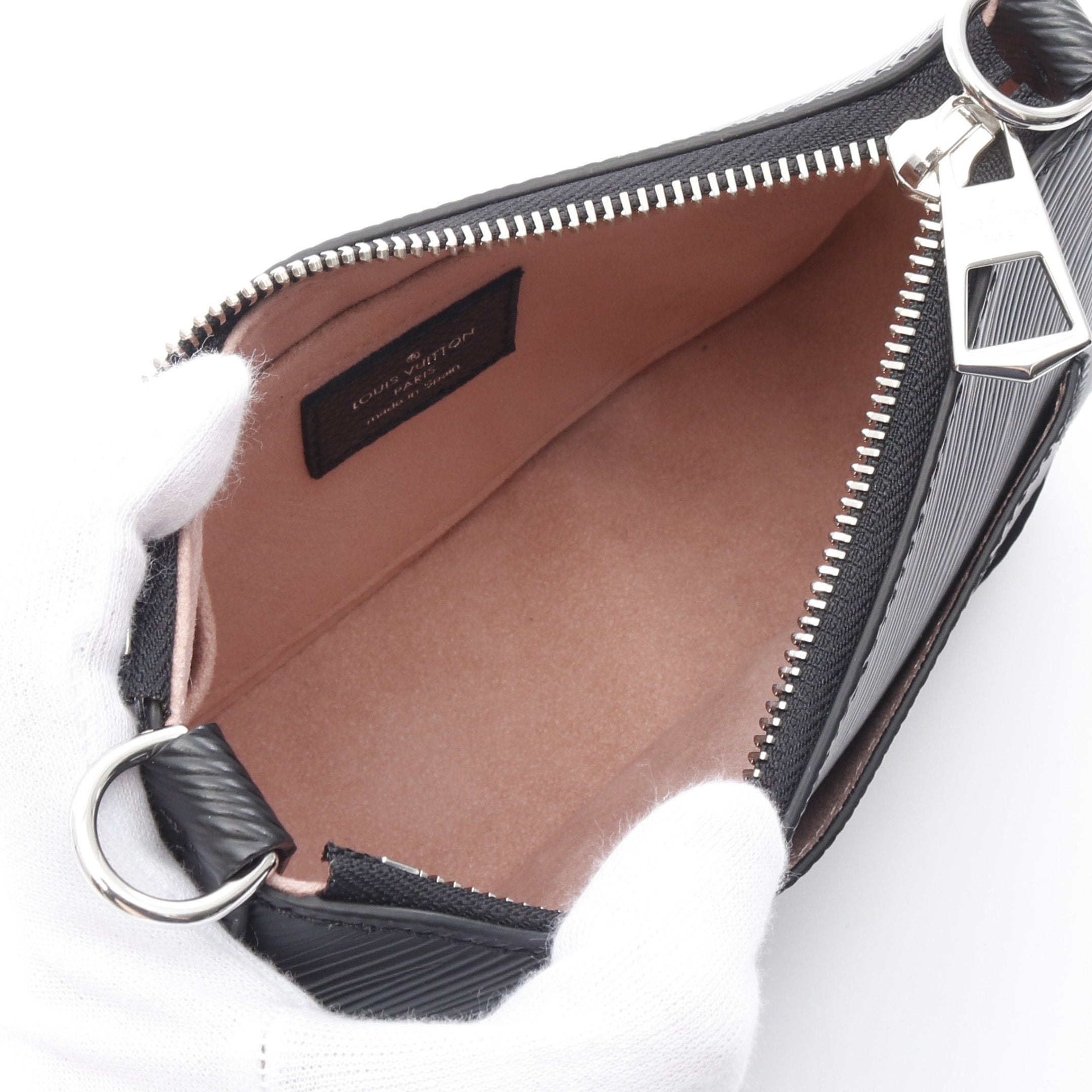 マレリーニ エピ ノワール ハンドバッグ レザー ブラック 2WAY ルイ