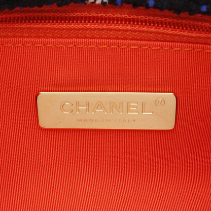 19 ディズヌフ マトラッセ チェーンショルダーバッグ ツイード ブラック マルチカラー コンビ金具 2WAY シャネル バッグ CHANEL