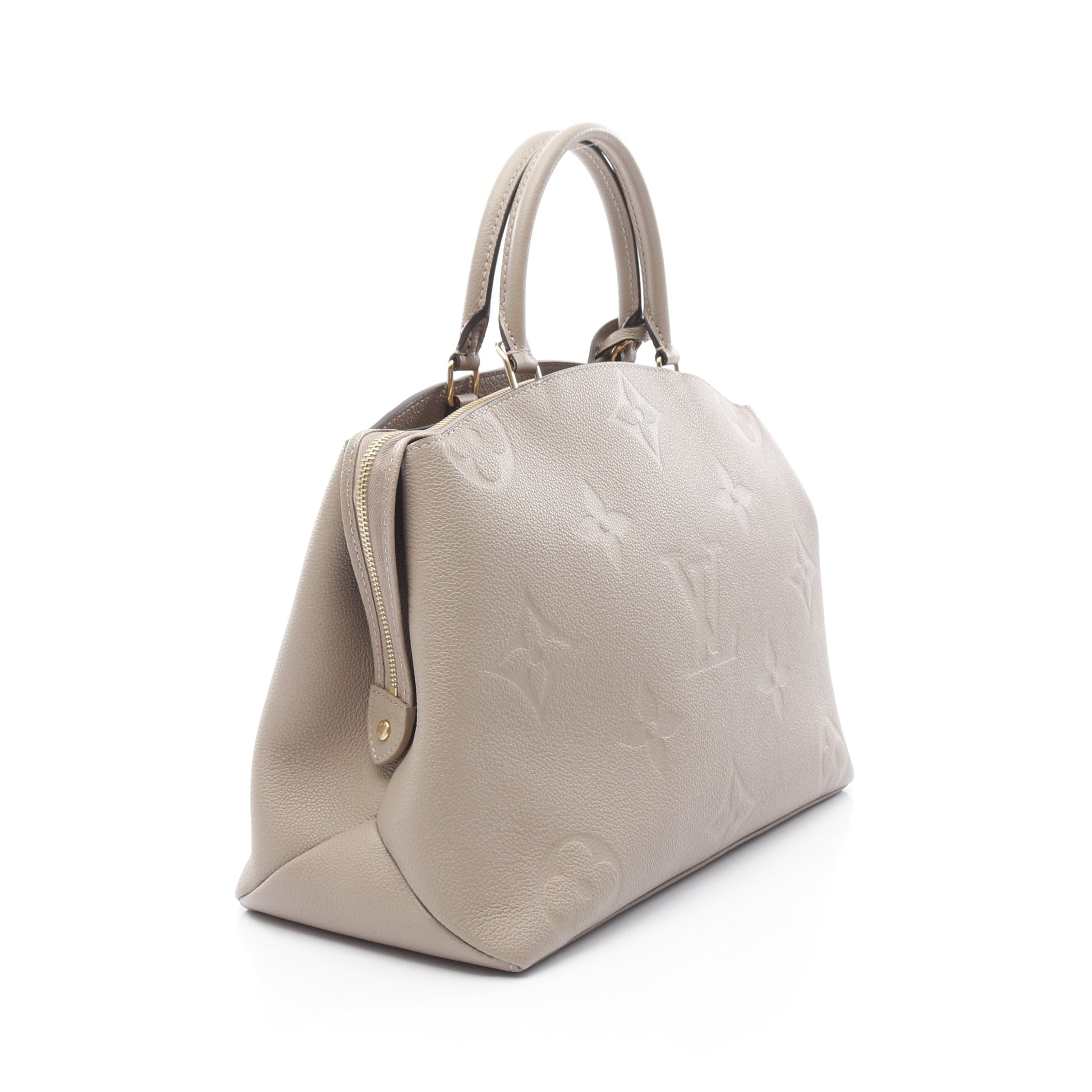 グラン パレMM モノグラムアンプラント トゥルトレール ハンドバッグ レザー グレーベージュ 2WAY ルイヴィトン バッグ LOUIS VUITTON