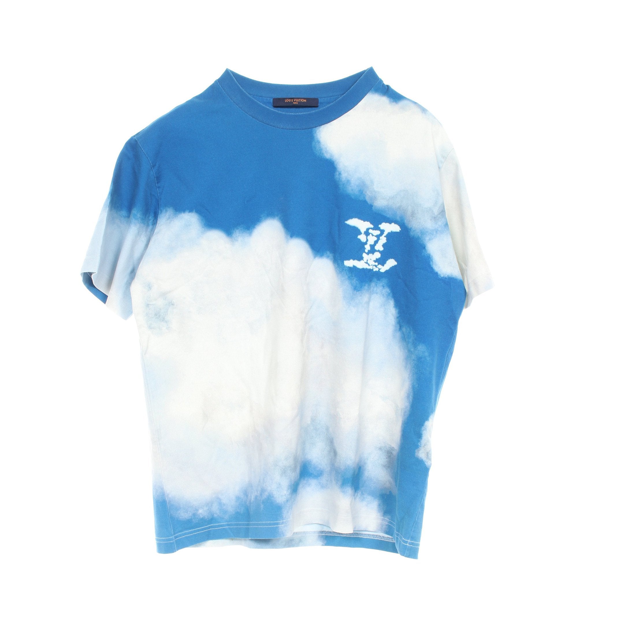 クラウドロゴプリント Tシャツ クルーネック 半袖 コットン