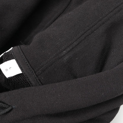 POULTER HFH ホースフェリープリント プルオーバーパーカー コットン ブラック バーバリー トップス BURBERRY