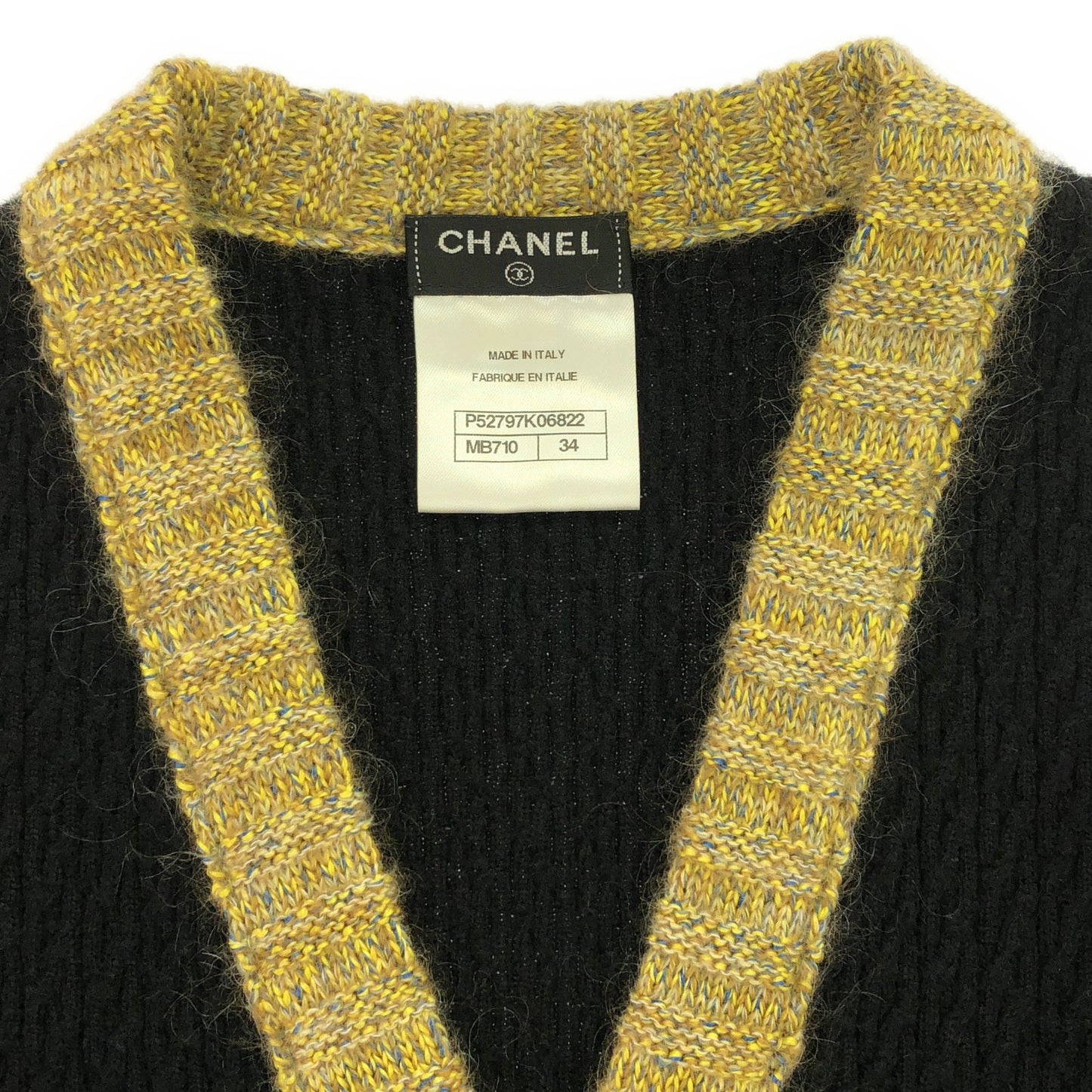 カーディガン シルク ブラック シャネル トップス CHANEL