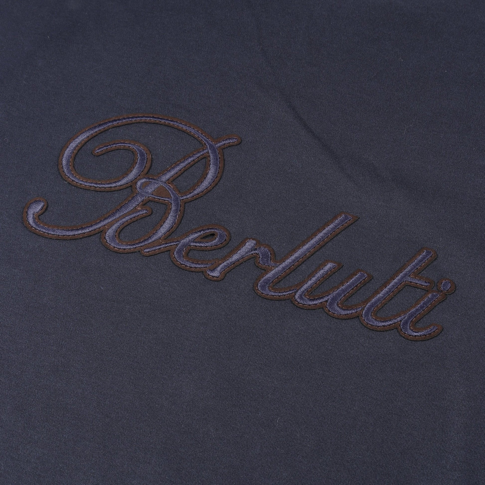 Tシャツ フロントロゴ コットン ネイビー ベルルッティ トップス Berluti